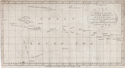 chart of tahitian islands